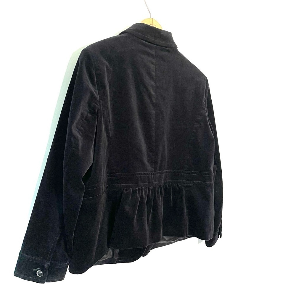 Talbots | Black Velvet Jacket - Picture 7 of 7